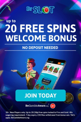 Dr Slot Casino: 20 Free Spins No Deposit Bonus for new players Dr Slot Casino: 20 Free Spins No Deposit Bonus for new players