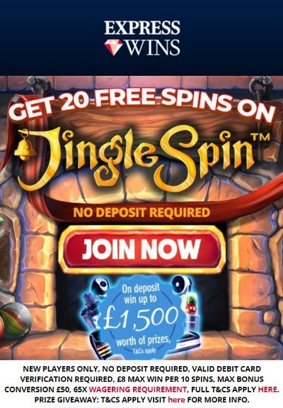 20 No Deposit Free Spins for Sign Up at Express Wins Casino 20 No Deposit Free Spins for Sign Up at Express Wins Casino