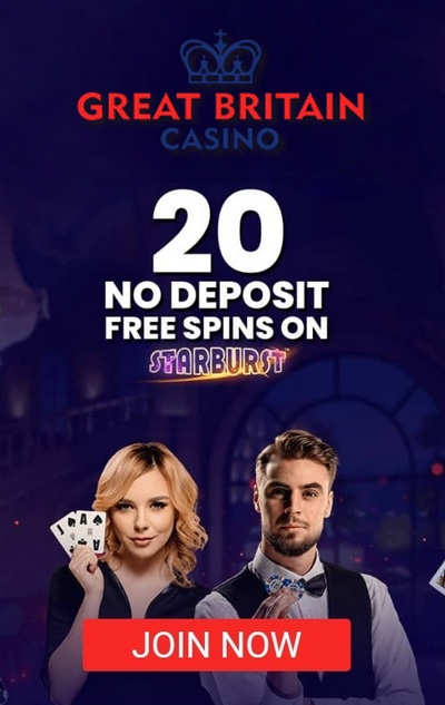 20 Free Spins no Deposit Bonus at Great Britain Casino 20 Free Spins no Deposit Bonus at Great Britain Casino