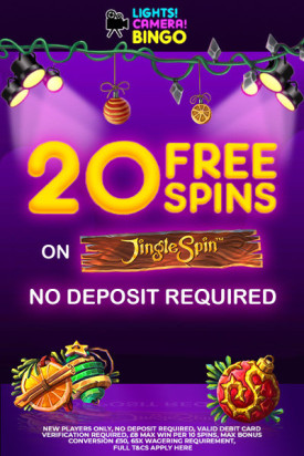 20 Free Spins No Deposit Bonus at Lights Camera Bingo Casino 20 Free Spins No Deposit Bonus at Lights Camera Bingo Casino