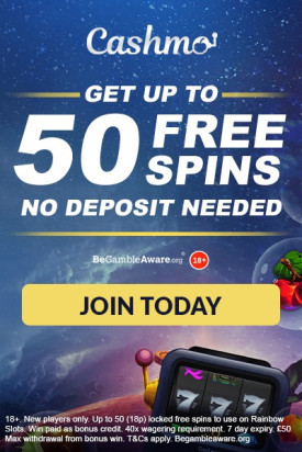 Cashmo Casino: 50 Free Spins No Deposit Bonus for new players Cashmo Casino: 50 Free Spins No Deposit Bonus for new players