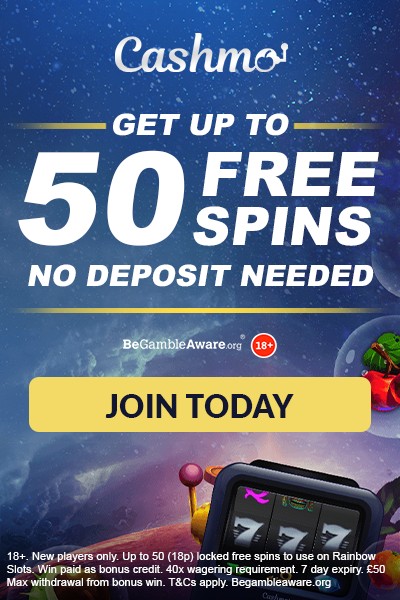 Cashmo Casino: 50 Free Spins No Deposit Bonus for new players Cashmo Casino: 50 Free Spins No Deposit Bonus for new players