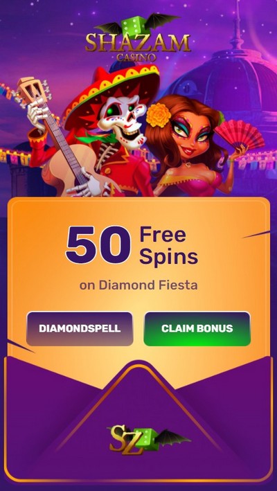 50 No Deposit Free Spins for UK Players at Shazam Casino