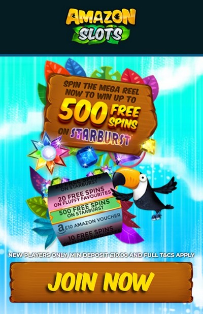 Amazon Slots sign up offer: Win Up To 500 Free Spins Amazon Slots sign up offer: Win Up To 500 Free Spins