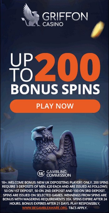 Griffon Casino | Get up to 200 Bonus Spins for New Players Griffon Casino | Get up to 200 Bonus Spins for New Players