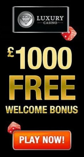325% Up To £1000 Welcome Package at Luxury Casino 325% Up To £1000 Welcome Package at Luxury Casino