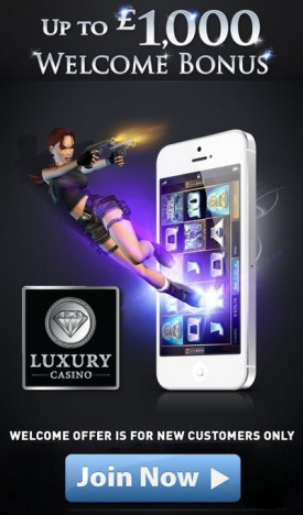 Welcome Bonus for New Players at Luxury Casino Up To £1000 Welcome Bonus for New Players at Luxury Casino Up To £1000