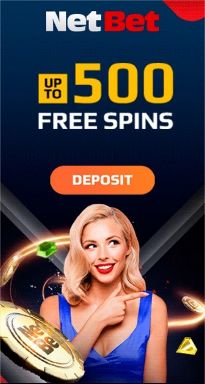First Deposit Bonus at NetBet Casino: Up to 500 Free Spins