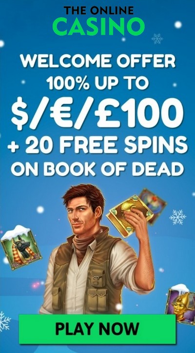 Welcome Bonus at The Online Casino: £100 + 20 Free Spins Welcome Bonus at The Online Casino: £100 + 20 Free Spins